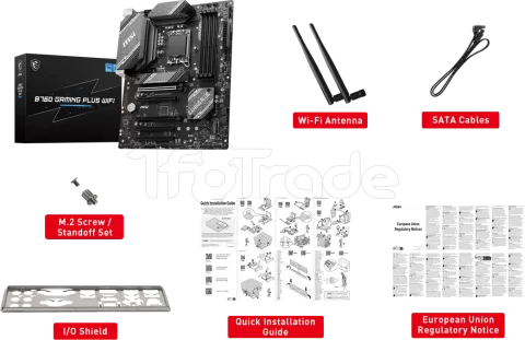 Carte Mère MSI B760 Gaming Plus WiFi DDR5 (Intel LGA 1700)