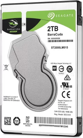 Disque Dur 2,5" Seagate BarraCuda 2To - S-ATA