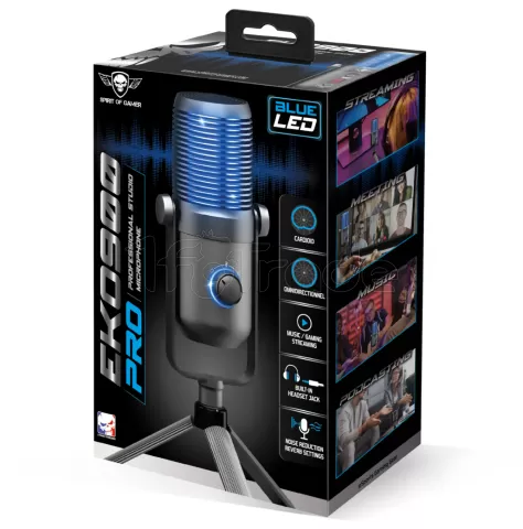 Microphone sur pied Spirit of Gamer Eko 900 (Noir)