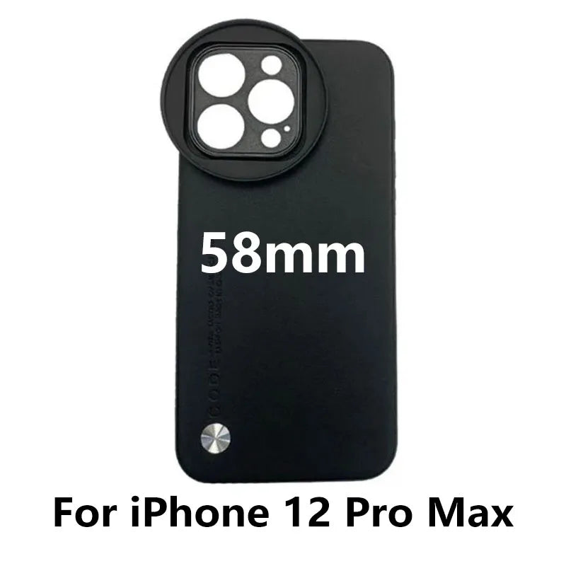 📸 Coque Adaptateur Objectif 58mm – iPhone 13/14/15/16 Pro Max