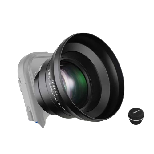 Neewer - HD 65 mm Téléobjectif pour téléphone avec pare-soleil pour étui de téléphone, zoom 1,7x pour iPhone 16, 15, S25, S24 Ultra