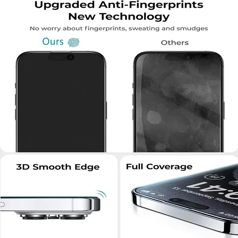 Protection Verre Trempé Anti Espion avec Installateur - iPhone 14 Plus