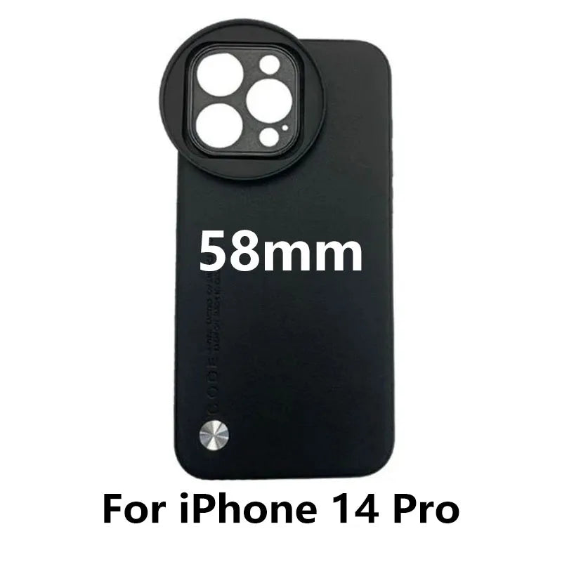 📸 Coque Adaptateur Objectif 58mm – iPhone 13/14/15/16 Pro Max