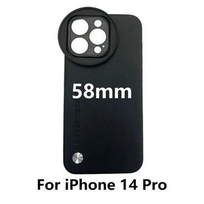 📸 Coque Adaptateur Objectif 58mm – iPhone 13/14/15/16 Pro Max