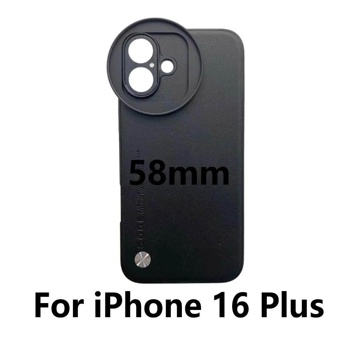 📸 Coque Adaptateur Objectif 58mm – iPhone 13/14/15/16 Pro Max