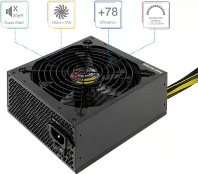 Alimentation ATX TooQ Apolo - 700W (Noir)