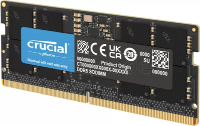Barrette mémoire SODIMM DDR5 8Go Crucial 5600Mhz (Noir)