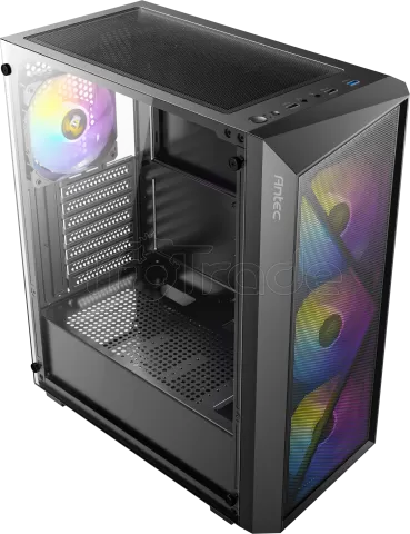 Boitier Moyen Tour ATX Antec AX67 RGB avec panneau vitré (Noir)