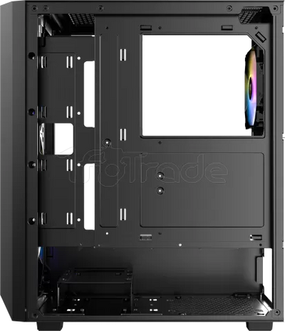 Boitier Moyen Tour ATX Antec AX67 RGB avec panneau vitré (Noir)