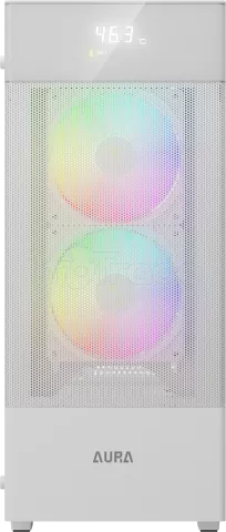Boitier Moyen Tour ATX Gamdias Aura GC5 Elite RGB avec panneau vitré (Blanc)