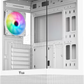 Boitier Moyen Tour ATX iTek Showbui 33 RGB avec panneaux vitrés (Blanc)
