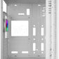 Boitier Moyen Tour ATX Mars Gaming MC-Blaze RGB avec panneaux vitrés (Blanc)