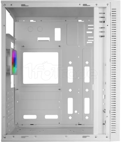 Boitier Moyen Tour ATX Mars Gaming MC-Blaze RGB avec panneaux vitrés (Blanc)