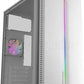 Boitier Moyen Tour ATX Mars Gaming MC-Blaze RGB avec panneaux vitrés (Blanc)
