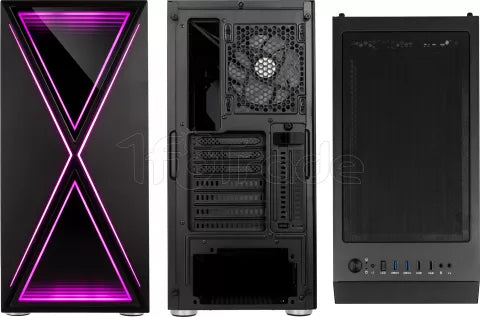 Boitier Moyen Tour E-ATX Kolink Void X RGB avec panneaux vitrés (Noir)