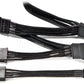 Cable Modulaire be quiet! Multi CM-30750 - 3x S-ATA + 1x Molex (Noir)