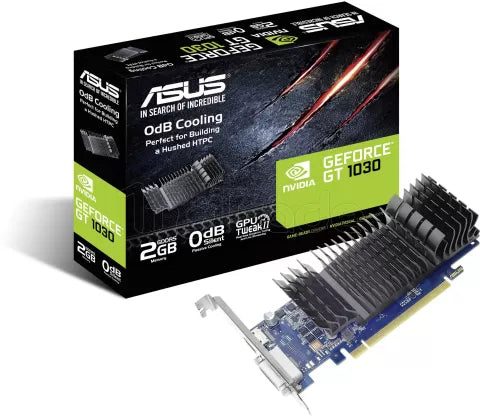 Carte Graphique Nvidia Asus GeForce GT 1030 Silent 2048 Mo PCI-E