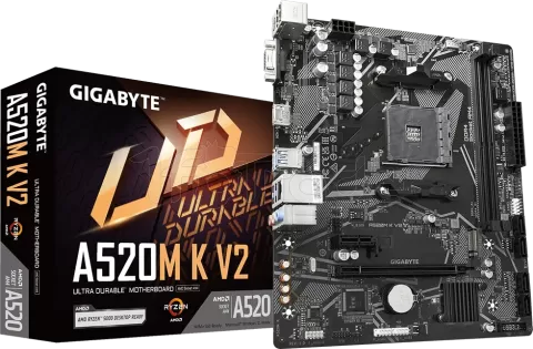 Carte Mère Gigabyte A520M K V2 (AM4) Micro ATX