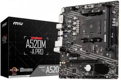 Carte Mère MSI A520M-A Pro (AM4) Micro ATX