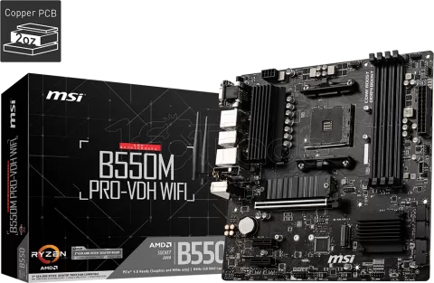 Carte Mère MSI B550M Pro-VDH WiFi (AM4) Micro ATX