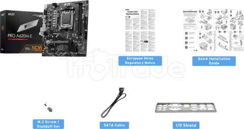 Carte Mère MSI Pro A620M-E (AM5) Micro ATX