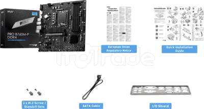 Carte Mère MSI Pro B760M-P DDR4 (Intel LGA 1700) Micro ATX