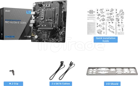 Carte Mère MSI Pro H610M-E DDR4 (Intel LGA 1700) Micro ATX