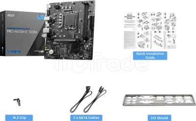 Carte Mère MSI Pro H610M-E DDR4 (Intel LGA 1700) Micro ATX