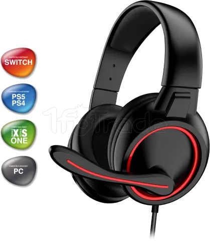 Casque Gamer filaire Advance GTA 210 (Noir)