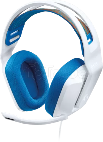 Casque Gamer filaire Logitech G335 (Blanc/Bleu)