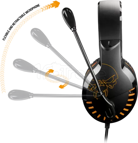 Casque Gamer filaire Spirit of Gamer Pro H3 (Noir/Orange)