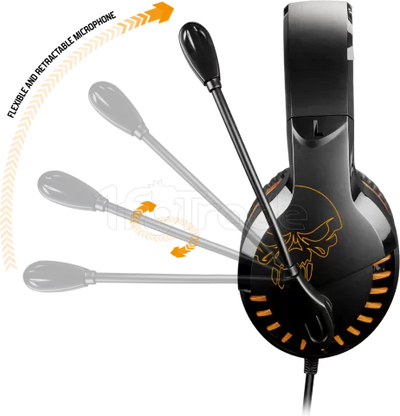 Casque Gamer filaire Spirit of Gamer Pro H3 (Noir/Orange)