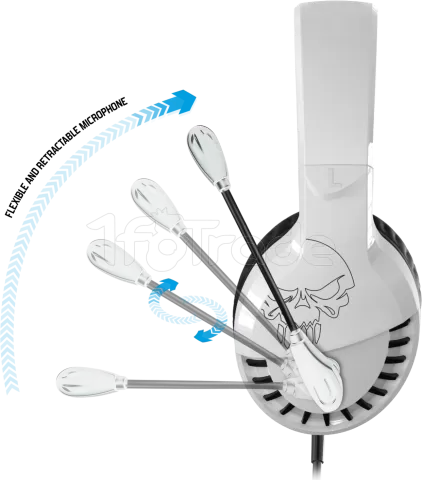 Casque Gamer filaire Spirit of Gamer Pro H3 PlayStation Edition (Noir/Blanc)