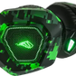 Casque Gamer filaire Verbatim SureFire Skirmish RGB (Vert)