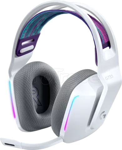 Casque Gamer sans fil Logitech G733 Lightspeed RGB (Blanc)