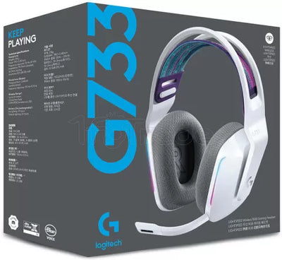 Casque Gamer sans fil Logitech G733 Lightspeed RGB (Blanc)