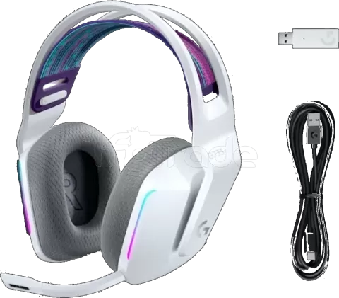 Casque Gamer sans fil Logitech G733 Lightspeed RGB (Blanc)