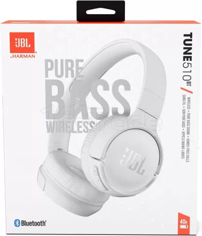 Casque Micro sans fil JBL Tune 510BT (Blanc)