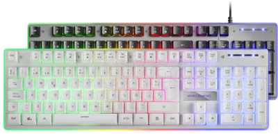 Clavier Gamer Mars Gaming MK220 RGB (Blanc)