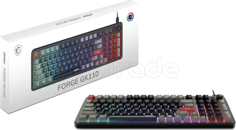 Clavier Gamer MSI Forge GK110 RGB (Noir)