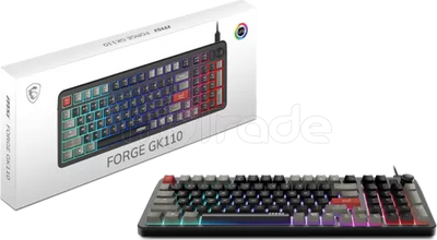 Clavier Gamer MSI Forge GK110 RGB (Noir)