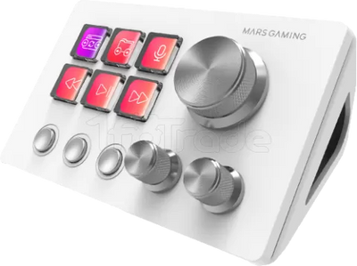 Console de streaming Mars Gaming MSD-Two (Blanc)
