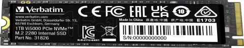 Disque SSD Verbatim Vi5000 1To - NVMe M.2 Type 2280