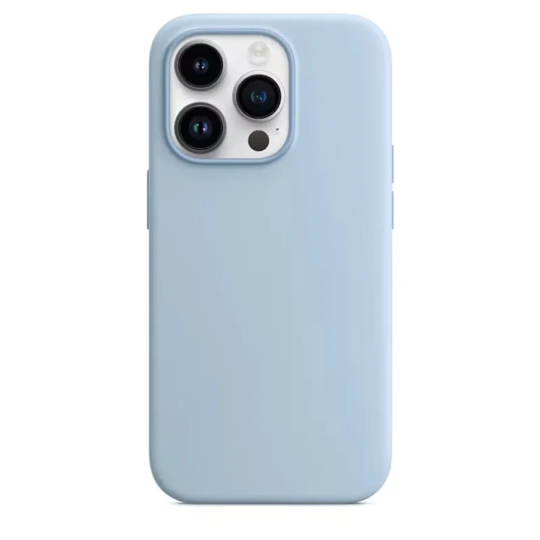 Coque en silicone originale pour iPhone 12 13 14 15 Pro Max Antidérapante Antichoc