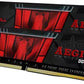 Kit Barrettes mémoire 16Go (2x8Go) DIMM DDR4 G.Skill Aegis 3000Mhz (Noir et Rouge)