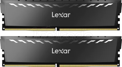 Kit Barrettes mémoire 16Go (2x8Go) DIMM DDR4 Lexar Thor 3600Mhz (Noir)