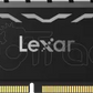 Kit Barrettes mémoire 16Go (2x8Go) DIMM DDR4 Lexar Thor 3600Mhz (Noir)