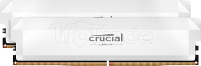 Kit Barrettes mémoire 32Go (2x16Go) DIMM DDR5 Crucial Pro OC Gaming 6000MHz (Blanc)