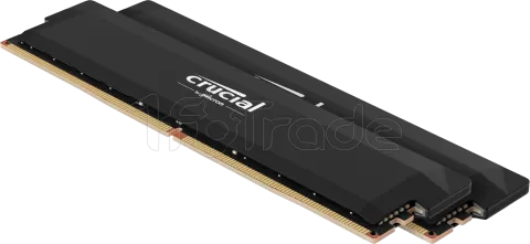 Kit Barrettes mémoire 32Go (2x16Go) DIMM DDR5 Crucial Pro OC Gaming 6000MHz (Noir)