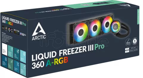 Kit Watercooling AIO Arctic Liquid Freezer III Pro RGB - 360mm (Noir)
